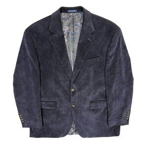 Ralph Lauren Blazer Corduroy Sport Coat Blue 40S